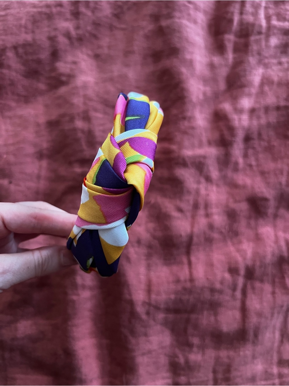 Colorful Boho Knot Headband - Multicolor - Picture 2 of 3